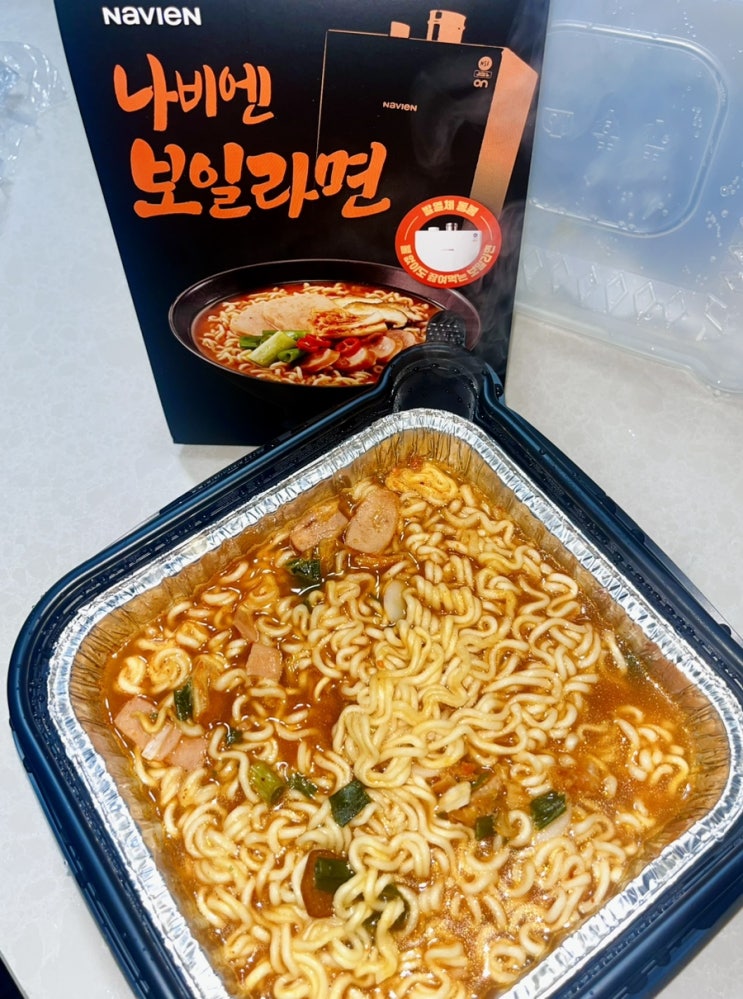  cu덕후 cu신상 편의점라면 편의점신상 cu간편식 CU X 경동나비엔 부대찌개라면 보일라면 캠핑음식추천