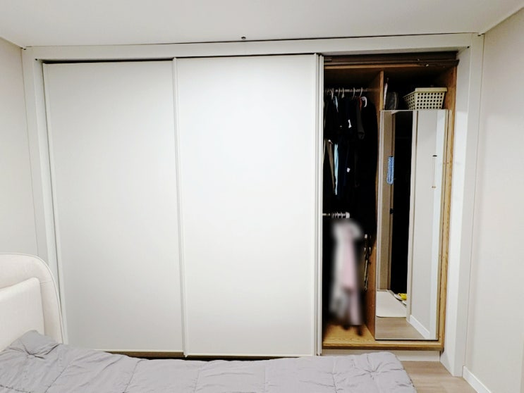  25평 안방 슬라이딩 붙박이장 사용 후기(내돈내산)