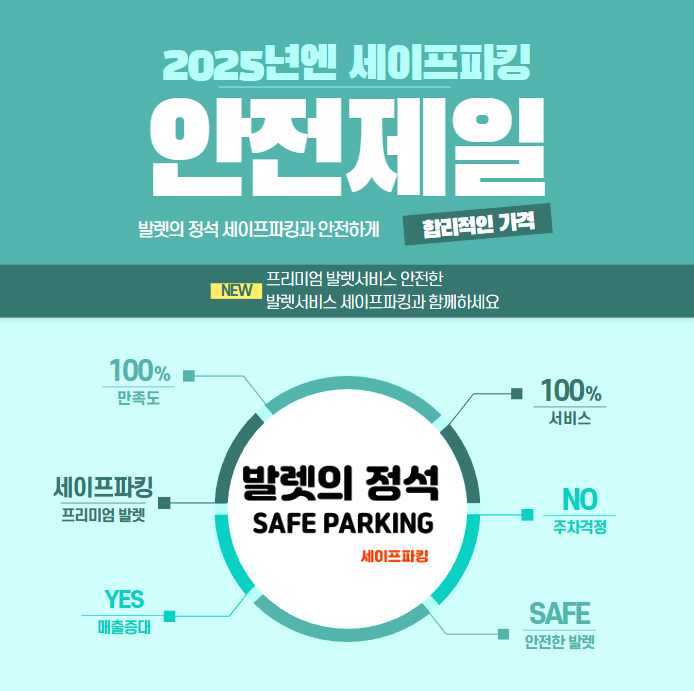  안전제일 발렛의 정석 세이프파킹