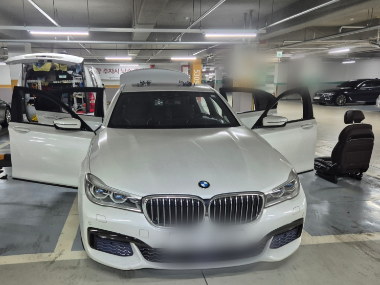  남양주 실내크리닝 BMW7 담배 냄새제거 출장세차 업체 추천