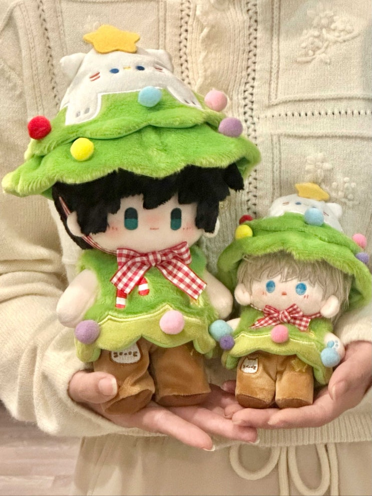  10cm 크리스마스 야옹 세트 인형옷 아이돌인형옷