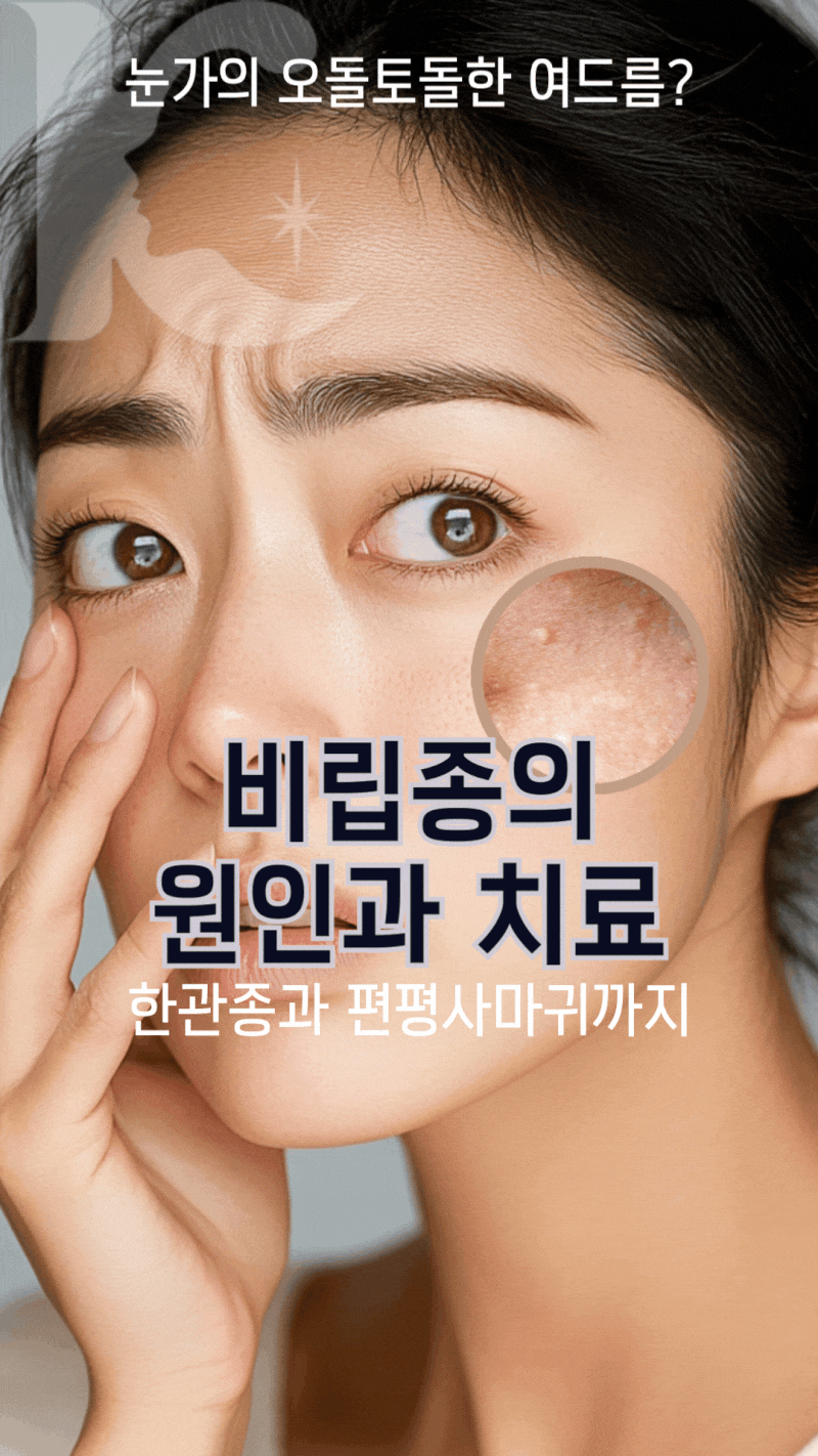 광주비립종 한관종 레이저와 아그네스로 제거하는 방법에 대해