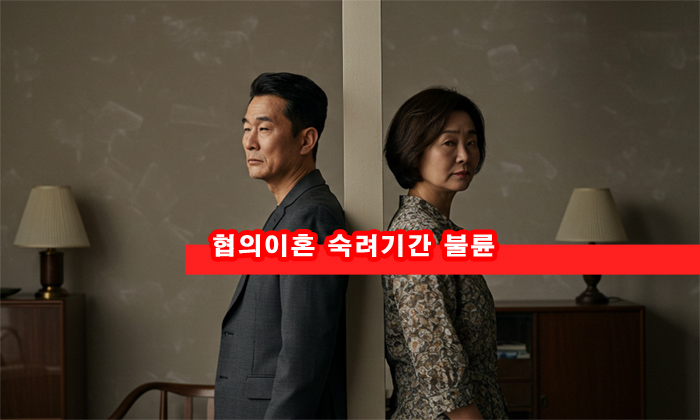  협의이혼 숙려기간 불륜 바람 위자료 재산분할 혼인 파탄 상간자