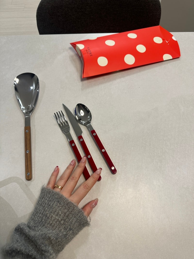 [신혼살림템] 전골냄비 추천• Amt 24cm 파티웍 • 사브르 샐러드 커트러리 세트 • 사브르 라....