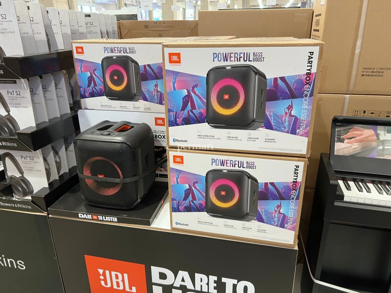 코스트코 JBL 파티박스 앙코르 블루투스스피커 보스 사운드링크 플렉스 사운드바 B&W 바워스....