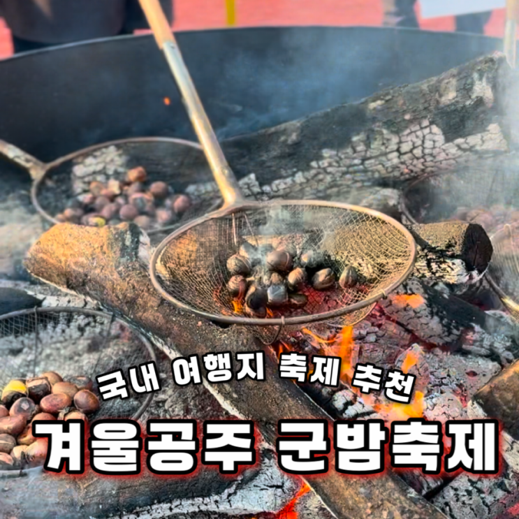  겨울 공주 군밤 축제 충남 가볼만한 곳 주차 즐길 거리 먹거리 구매 정보 후기
