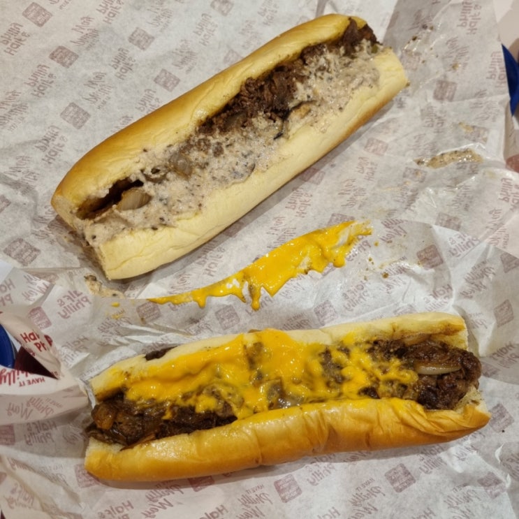  파주 맛집 버거 하프앤필리, 파주에서 만나는 필리치즈스테이크