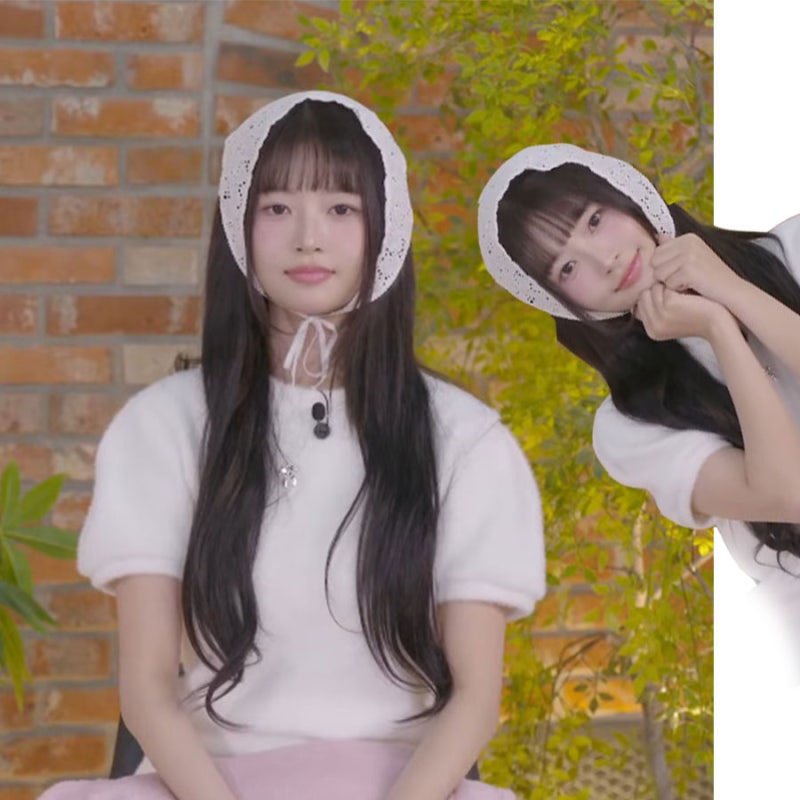 IVE Rei's Comeback Live Outfit: Puff Knit & Skirt Set, Merion Fashion Info