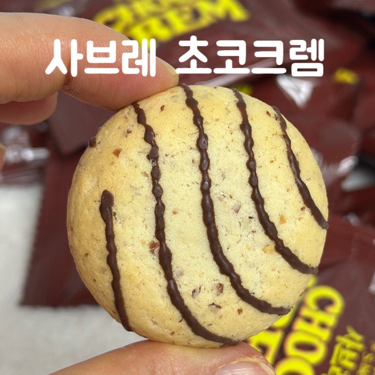  내돈내산 해태 사브레 초코크렘 제품정보 칼로리