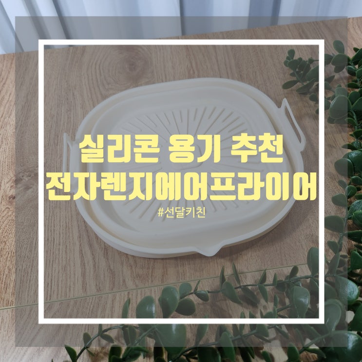 에어프라이어 전자레인지 실리콘 용기 추천 선달키친 에어프라이어 전자레인지 실리콘 용기 추천 선달키친
