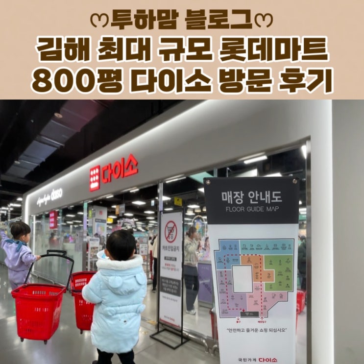  [다이소] 김해 최대 규모 800평 롯데마트 다이소 방문 후기 (캠핑용품)