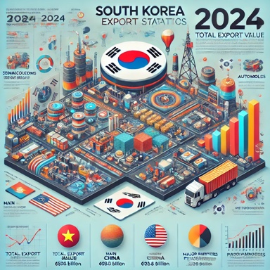  2024년 기준 우리나라(대한민국) 수출 통계 분석