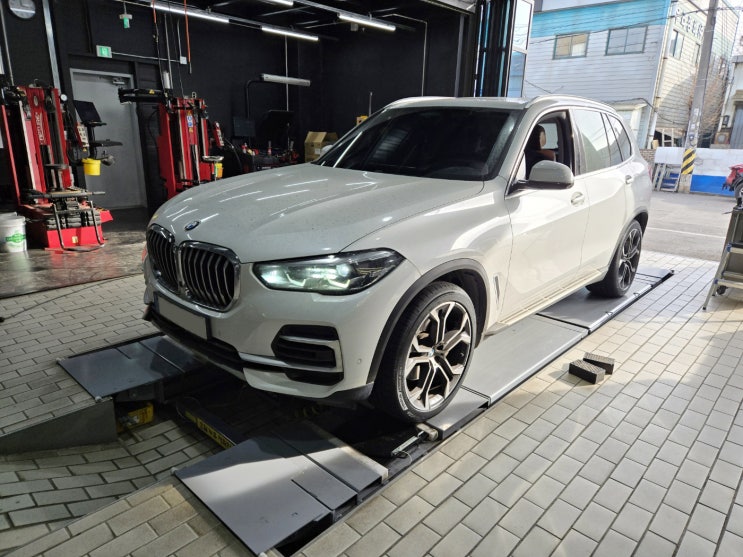  BMW X5 21인치 가성비 좋은 한국타이어 벤투스 S1 EVO Z AS 사계절 타이어 교체