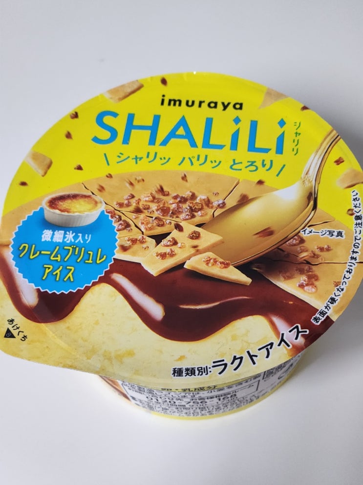  GS25 편의점 크림브륄레 아이스크 SHALILI 리뷰