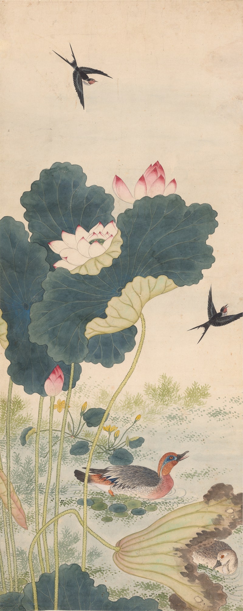 故이건희회장 기증작품 인 화조도(花鳥圖) 8곡병 입니다 : 네이버 블로그