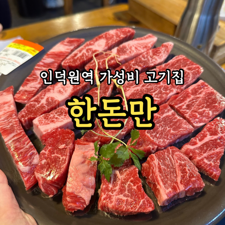  [관양동/인덕원역맛집] 한돈만: 안양 모임회식 장소로 유명한 가성비 정육식당 고기집 한우 후기