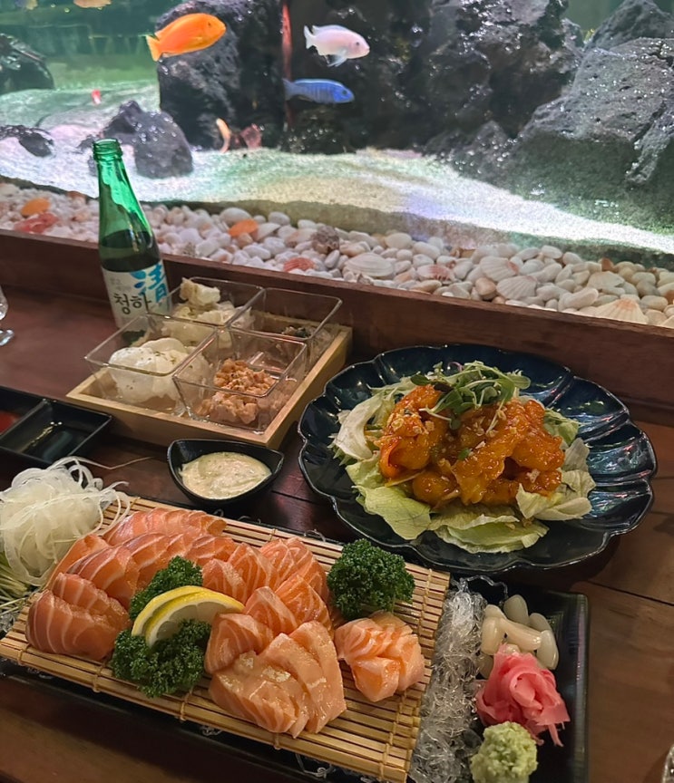  창원 상남동 숙성회 맛집 물멍하기 좋은 이자카야 명당