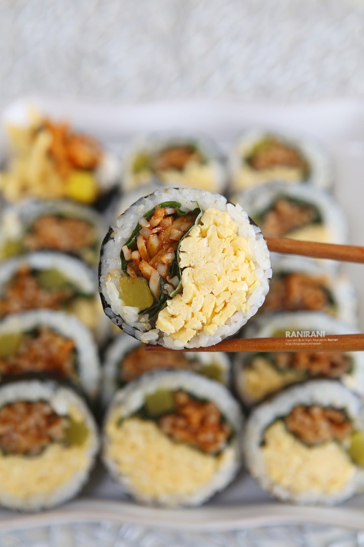 심플한데 맛있는 진미채김밥 잡솨봐 내일 점메추 간단김밥 레시피