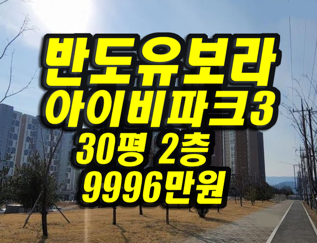  달성군아파트경매 구지면 화산리 대구국가산단반도유보라아이비파크3 30평형