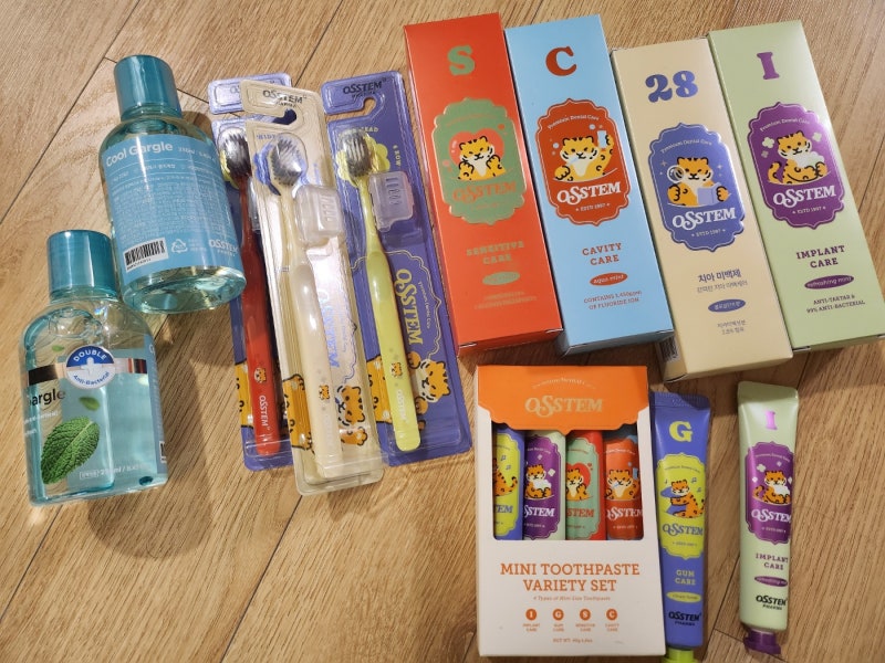 뷰센C VUSSEN C 오스템임플란트 칫솔 치약 (임플란트케어, 시린이케어, 충치케어, 잇몸케어)