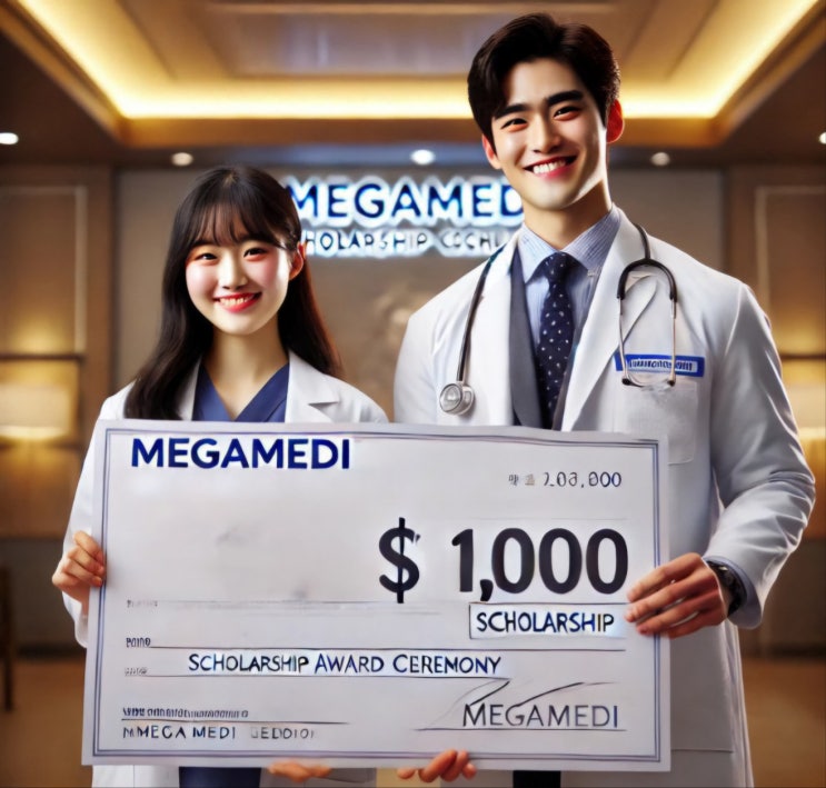  메가메디유학원, 유학생에게 1,000달러 장학금 지급