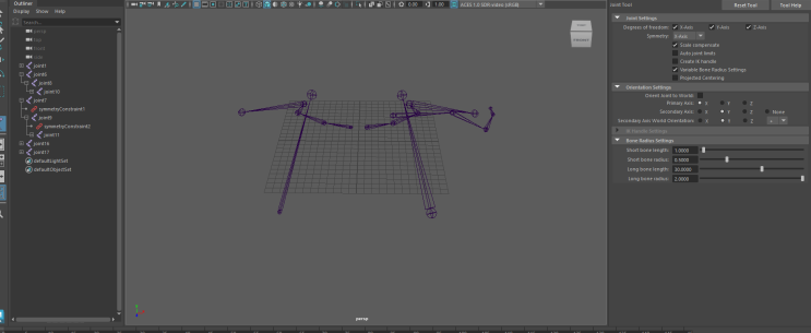  [maya] joint symemetry