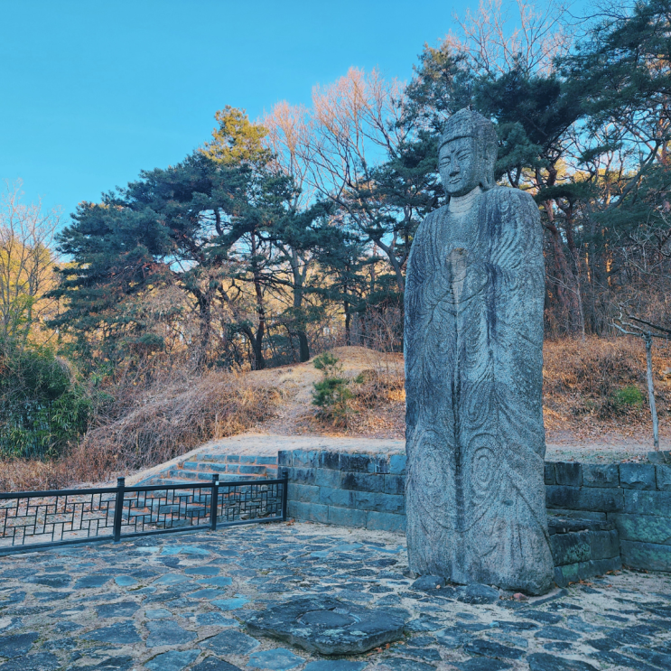  아산 평촌리 석조약사여래입상 고려 초기 석불상 충남 여행 가볼만한 곳