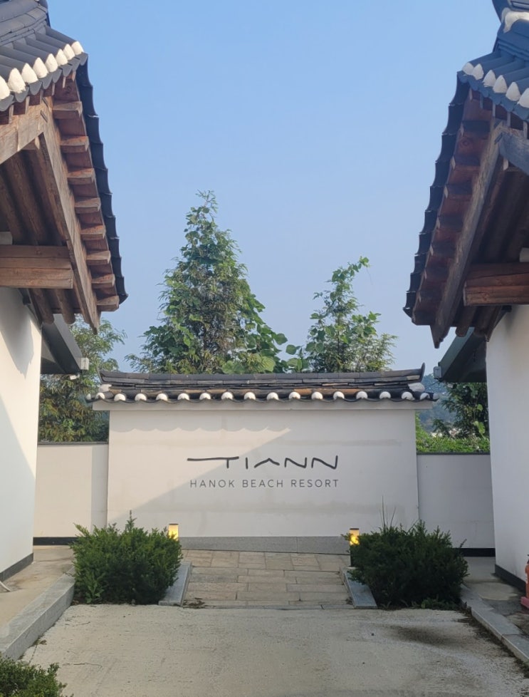  [태안 여행] 이색 숙소 추천 호텔 어라이브 태안 한옥 비치 리조트 탼 TIANN 작은구름