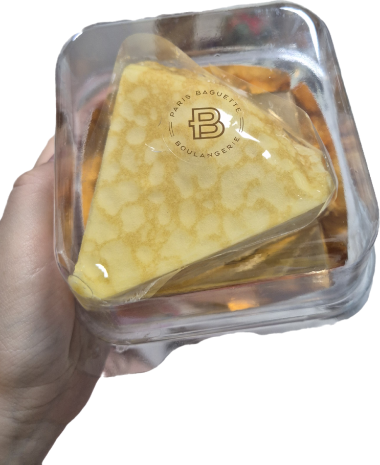  파리바게트 신상 15겹 크레이프 조각 케이크 리뷰