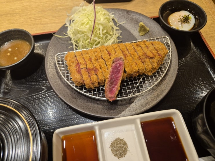  오사카 규카츠가 맛있는 집, 가츠규 난바센니치마에점(오사카 난바 도톤보리) 리뷰