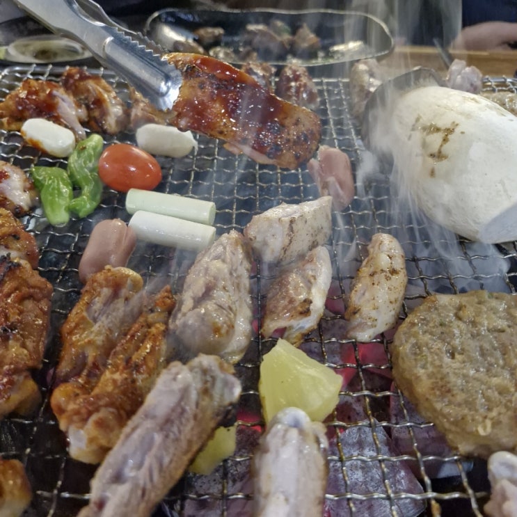  양산 범어 숯불에 구워먹는 닭구이 맛집 구울계