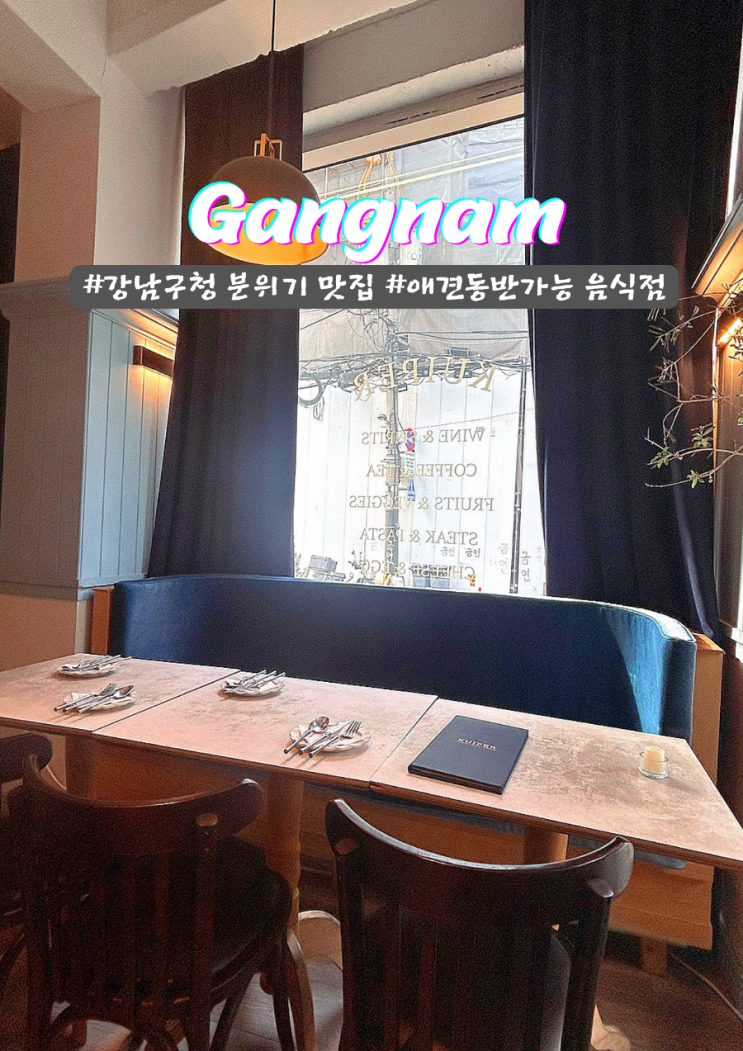  강남 카이퍼 청담 애견동반 가능 데이트 맛집