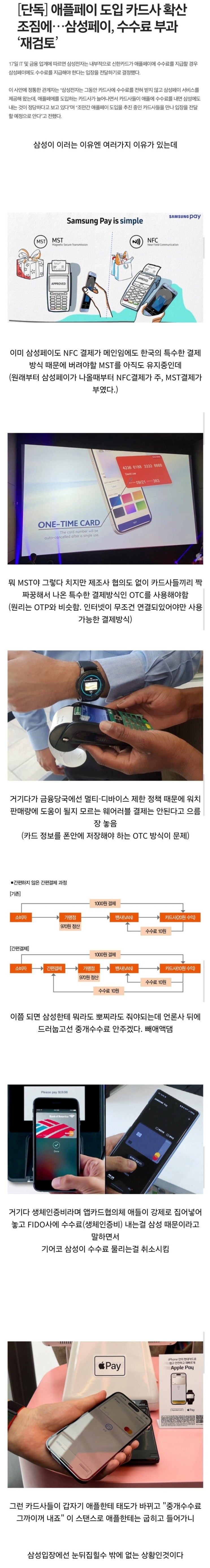 삼성이 삼성페이에 수수료 물리겠다고 한 이유 삼성이 삼성페이에 수수료 물리겠다고 한 이유