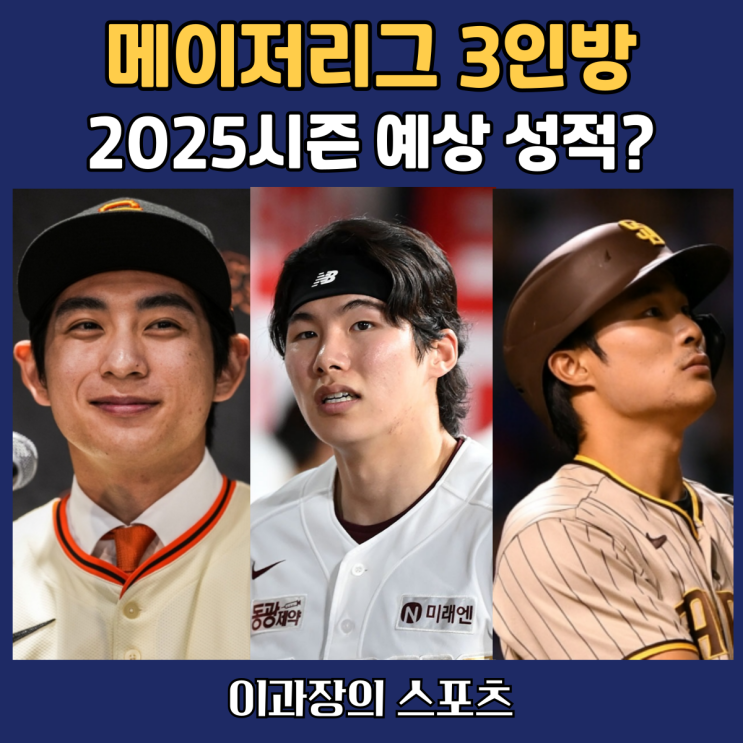이정후(샌프란시스코자이언츠), <b>김혜성</b>(LA다저스), <b>김하성</b>(FA)