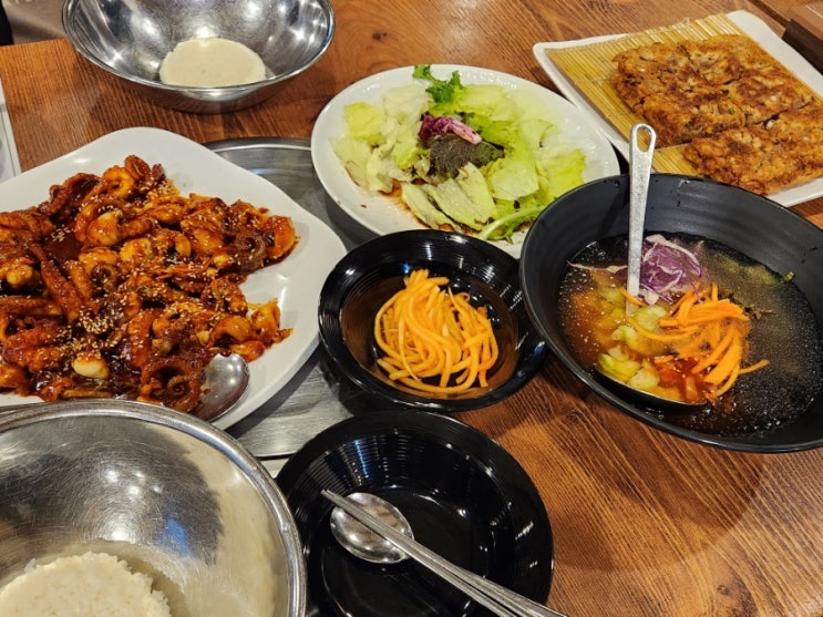  온누리 쭈꾸미 팔당본점 _  남양주 팔당 쭈꾸미 맛집 추천! 푸짐하게 즐긴 내돈내산 후기(Feat. 도토리전, 묵사발)