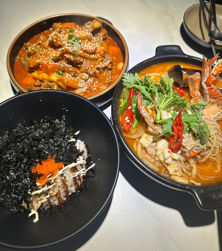[범계역룸술집]범계 포레스트 매운돼지갈비찜과 마라나가사키짬뽕나베