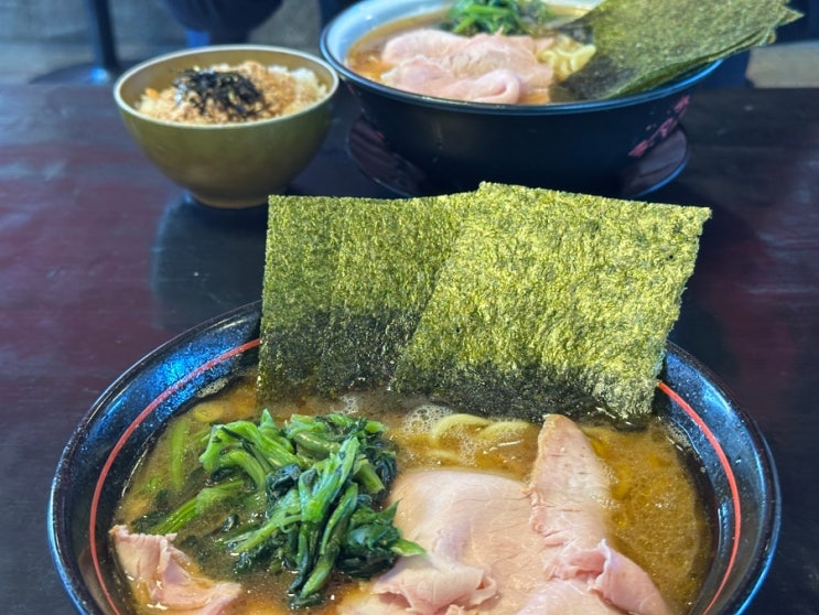  일본소도시여행 니가타현토오카마치시 이에케라멘맛집 이에케라멘토오카마치야