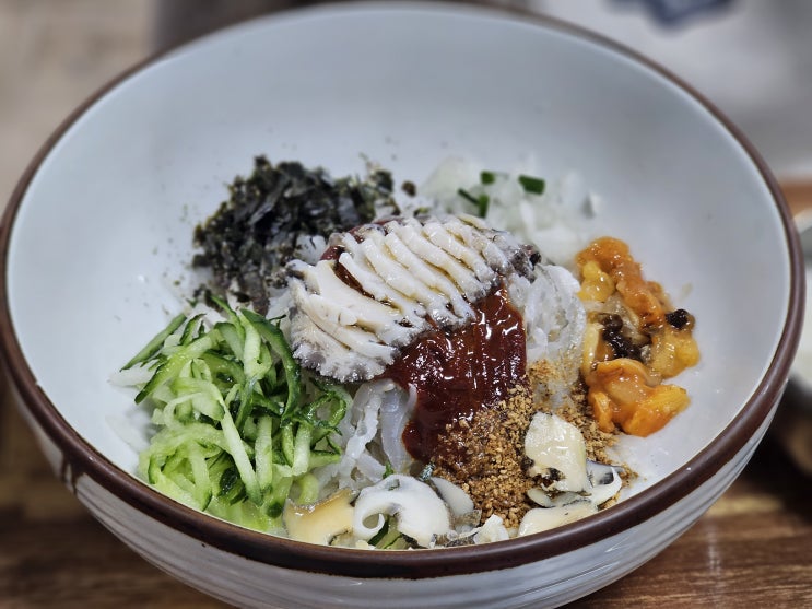  포항 물회 현지인 맛집 전국 3대 물회 '오대양물회식당'