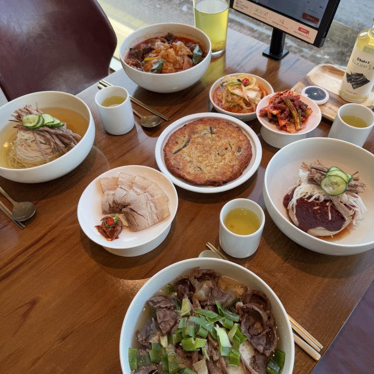  은평구 맛집 진관사 근처 한식 평양냉면집 청류 모임장소 핫해