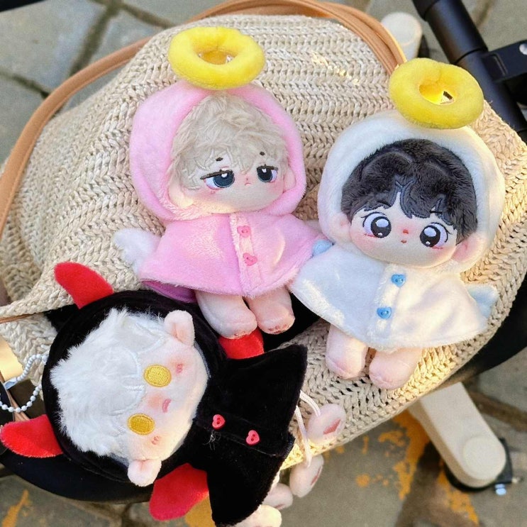  10cm 천사 악마 망토 인형옷 아이돌인형옷