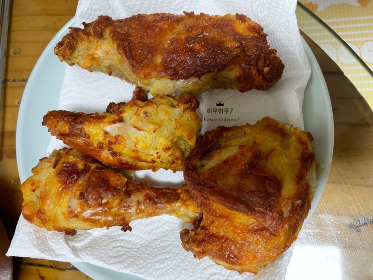 (푸딩팩토리) 냉동 옛날치킨 밀키트 에어프라이어 옛날치킨 강추 ( feat. 유명한 브랜드 치킨 긴장해야 하지 않을까 싶은 그런맛! ) 치킨집 치킨 맛 여기 있어요!!