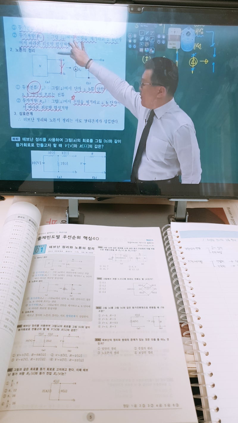 한솔아카데미 전기기사 필기 블랙박스