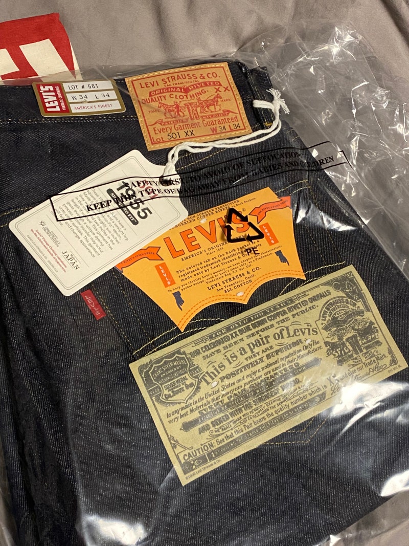 LEVIS - 리바이스 LVC 55501 ORGANIC RIGID (LVC 55501 올가닉 리지드) REVIEW