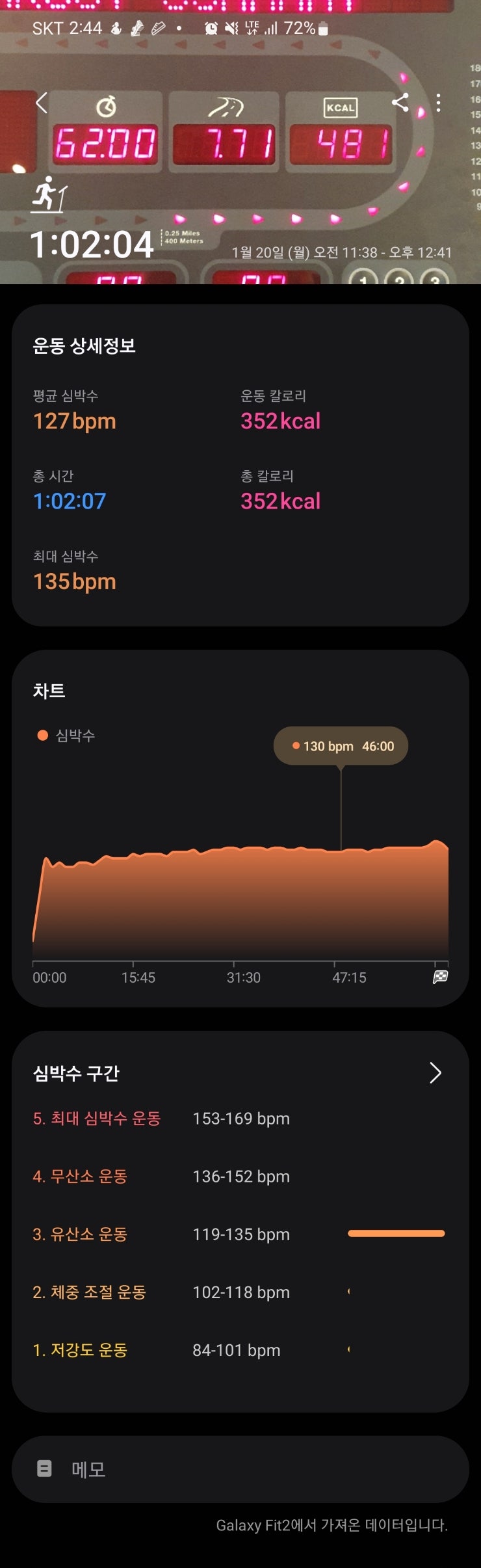  [런닝] 1/20일(월)_ 슬로우런닝 vs 슬로우조깅
