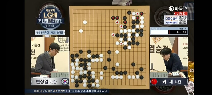 결과, <b>변상일</b> 커제에게 두집 반 역전패, 일정 <b>우승</b>상금... 