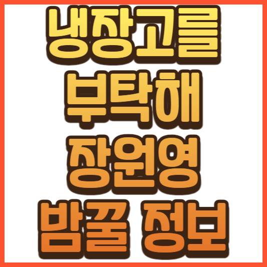  장원영 밤꿀 정보 파는 곳: 냉장고를 부탁해 장원영 밤꿀