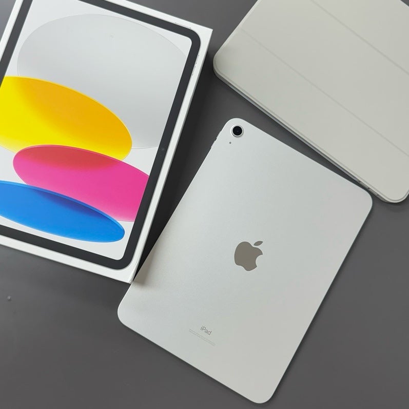 [Apple] 아이패드 10세대 64기가 언박싱 (ipad 10th 64GB Unboxing) + 악세사리 추천 (케이스, 펜슬, 블루....