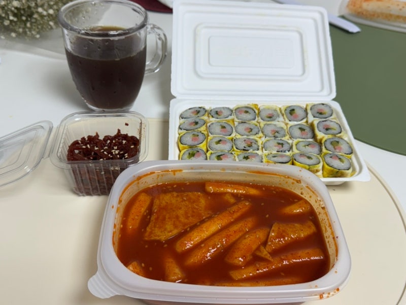[천호] 달인즉석계란말이김밥, 천호 분식집 계란말이김밥보단 떡볶이 존맛(feat.월 휴무)