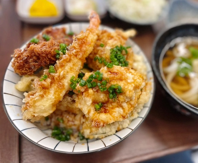  미타우동 본점, 왕푸짐한 시그니처 텐동 석촌호수맛집
