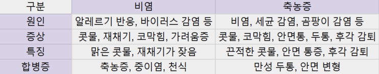  녹색콧물 안면통증 소아 축농증 부비동염과 비염의 차이점은? 원인과 치료법 총정리